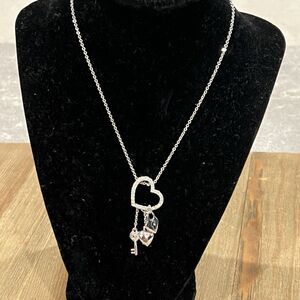 Vintage Heart Swarovski Necklace